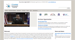 Desktop Screenshot of probono.ctlawhelp.org