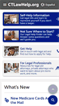 Mobile Screenshot of ctlawhelp.org