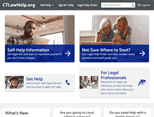 Tablet Screenshot of ctlawhelp.org